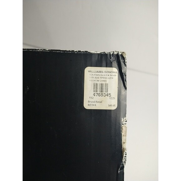 Paderno 4 Blade Spiralizer - Complete Set -compact Rod Left Or Right New in Box - Picture 11 of 12